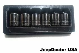 306TWM SNAP-ON Drive Shallow Point Socket Set #2
