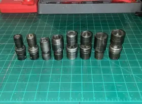 309IPL SNAP-ON Swivel Impact Shallow Socket Set Drive Point
