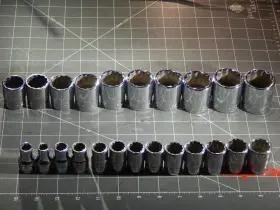 323SWM SNAP-ON Drive Shallow Socket Set #2