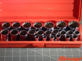 323SWM SNAP-ON Drive Shallow Socket Set