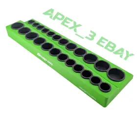 38MSKTHGRN SNAP-ON Drive Magnetic Socket Holder Organizer