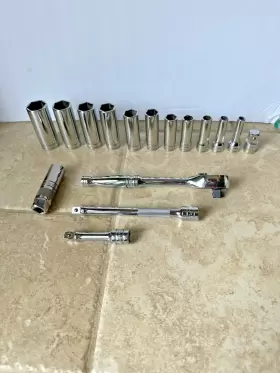 451SK SNAP-ON Tool Llot Sockets Ratchets Extensions Sfs Fxk