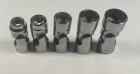 Snap-on 8s-2284 Cat 5-piece Universal Swivel Socket Set 3/8 Inch Drive By Snap-on Tools
