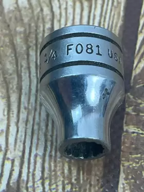 F081 SNAP-ON Tools Drive Shallow Point Socket #2