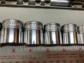 F321-F081 SNAP-ON Drive Point Shallow Socket Set #3