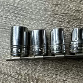 FLE180 SNAP-ON Torx Fastener Sockets Drive E5 E6 E10 E12 E14 #3
