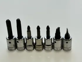 FP24B SNAP-ON Tools Flat Phillips Screwdriver Tip Socket Set