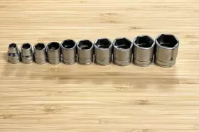 FS101-FS281 SNAP-ON Drive Point Shallow Socket Set #2