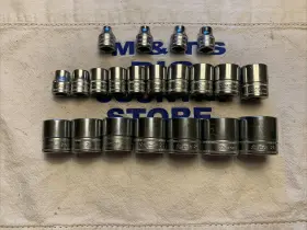 FSM61-FSM261 SNAP-ON Drive Shallow Socket Set