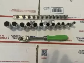 FSMS8 SNAP-ON Drive Shallow Socket Set Ratchet F836