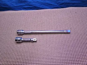 Snap-on Fxk8-fxk3 Pair Of 3/8 Inch Dr Knurled Socket Extensions Fxk8 8 And Fxk3 3