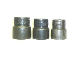 GF181-GF221 SNAP-ON Set Tools Drive Point Standard Sockets