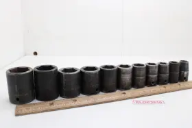 IM120-IM320 SNAP-ON Drive Point Impact Socket Set