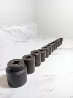 IM320-IM120 SNAP-ON Drive Point Impact Socket Set #2