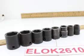 IMF240-IMF100 SNAP-ON Point Drive Impact Socket Set