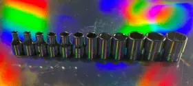 KRA222B SNAP-ON Tools Double Socket Round Head Ratchet Set #3