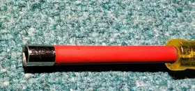 ND108 SNAP-ON Nut Driver Amber Handle #3