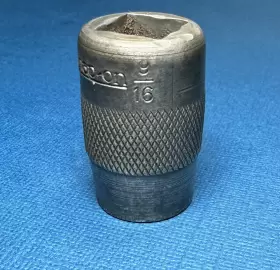 NO.180 SNAP-ON Tools Shallow Drive Knurled Socket Antique #3