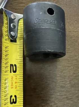 Snap-on P424 Snap-on 1/2 Inch Drive 8 Point Non Impact 3/4 Socket