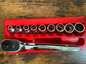 RAF80A SNAP-ON Tools Socket Set Rfsm #3