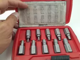 REX10B SNAP-ON Screw Extractor Set Hex Head Matco