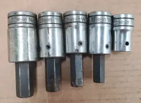 SA12A SNAP-ON Drive Hex Bit Socket Partial Set #3
