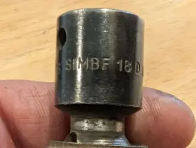 SIMBF18D SNAP-ON Tools Drive Point Swivel Impact Socket Gc #3