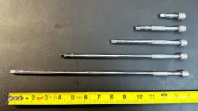 SMEK5PT SNAP-ON Mac Tools Drive Knurled Extension Set #2