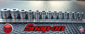 SNAPON13PC SNAP-ON Drive Shallow Socket Set Condion