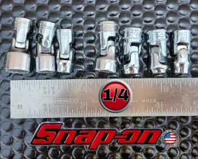 SNAPON7PC SNAP-ON Drive Swivel Socket Set