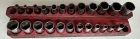 STMM4-14 SNAP-ON Drive Double Socket Set Shallow #2