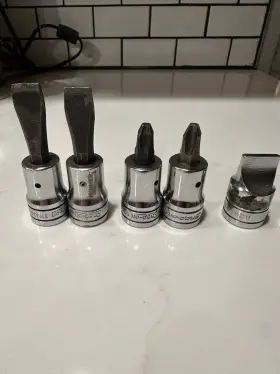 SW28A SNAP-ON Tools Nos Phillips Flat Head Sockets Set