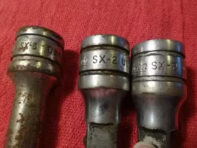 Snap-on 3PC. Lot Of 1/2 Inch Drive Extensions SX3 Made In Usa #3
