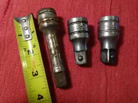 Snap-on 3PC. Lot Of 1/2 Inch Drive Extensions SX3 Made In Usa