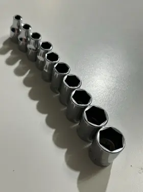 TM6-18 SNAP-ON Drive Socket Set Total Shallow Point