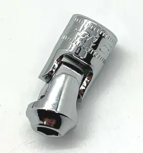 Snap-on Tmusm5a New Tools 5mm Metric Swivel Universal Socket 1/4 Inch Dr Shallow 6 Pt Wobble