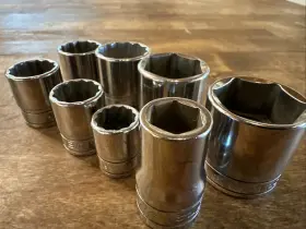 TW161-FS301-FS321 SNAP-ON Drive Point Double Square Socket