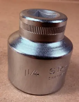 Stahlwille 3410056 Nice - Vintage Nos 1/2 Inch Drive Standard 12-pt Socket 1-1/4 Stahlwille 3410056 Nice - Vintage Nos 1/2 Inch Drive Standard 12-pt Socket 1-1/4