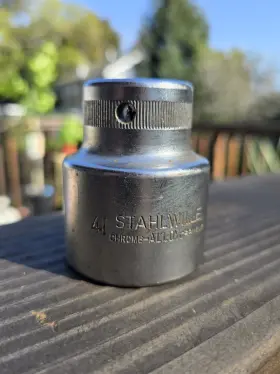 Stahlwille 5010041 Metric 3/4 Inch Drive 6 Point 41mm Socket Germany Vw Porsche