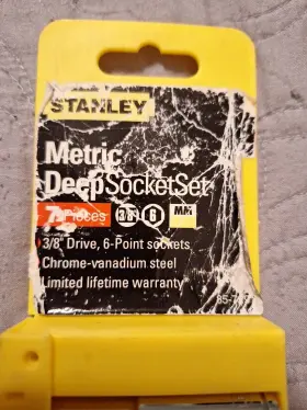 85-729 STANLEY Tools Socket Set #3