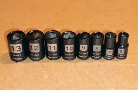 86-112B STANLEY Shallow Point Socket Set Drive
