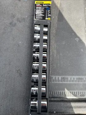89-816 STANLEY Tools Nos Socket Set Drive Twin