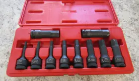 2639 SUNEX Tools Drive Impact Hex Driver Set