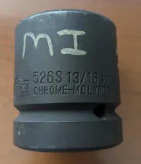 526S SUNEX Tools Drive Standard Impact Socket Square