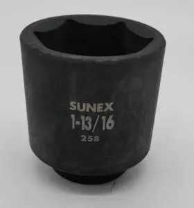 SUN258 SUNEX Tools Drive Impact Socket