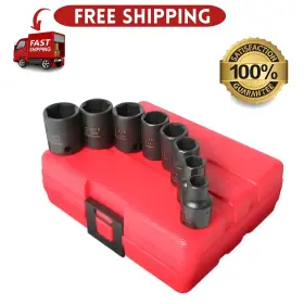 SUN3650 SUNEX Drive Standard Point Impact Socket Set