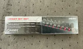 613364127179 SUNEX TOOLS Impact Bit Socket Set Stubby Triple
