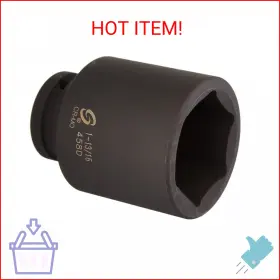 SUN458D SUNEX TOOLS Drive Point Impact Socket