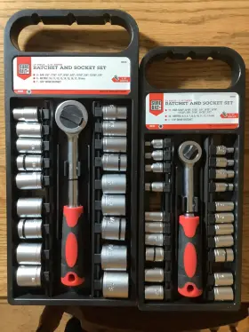 98025-98026 SURE BILT Ratchet Socket Set
