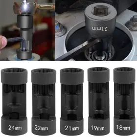 Sv-motor Svqp1417 1/2 Inch Drive Suspension Shock Tool Strut Nut Socket Set 18mm 19mm 21mm 22mm 24mm